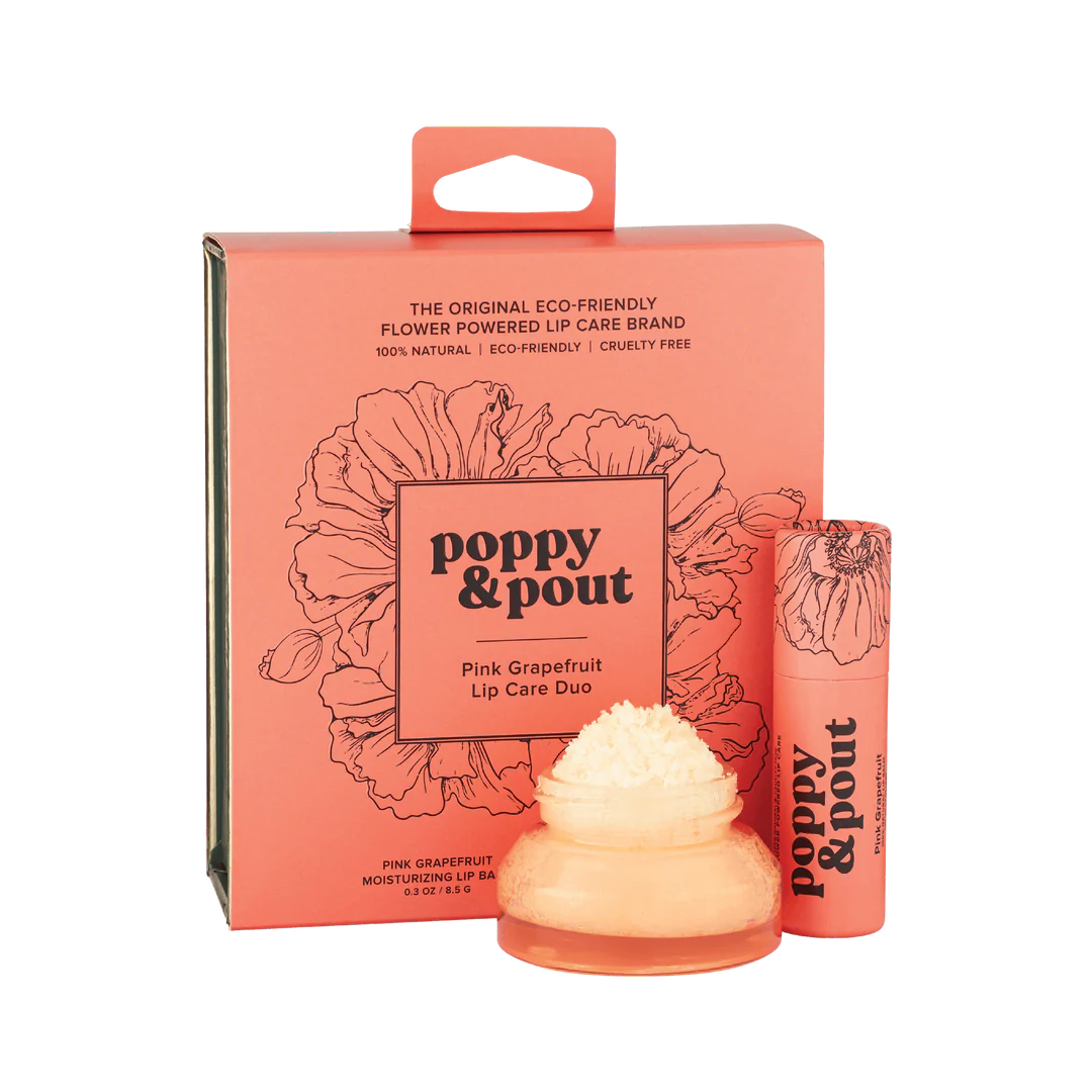 Poppy and Pout Lip Care Duo