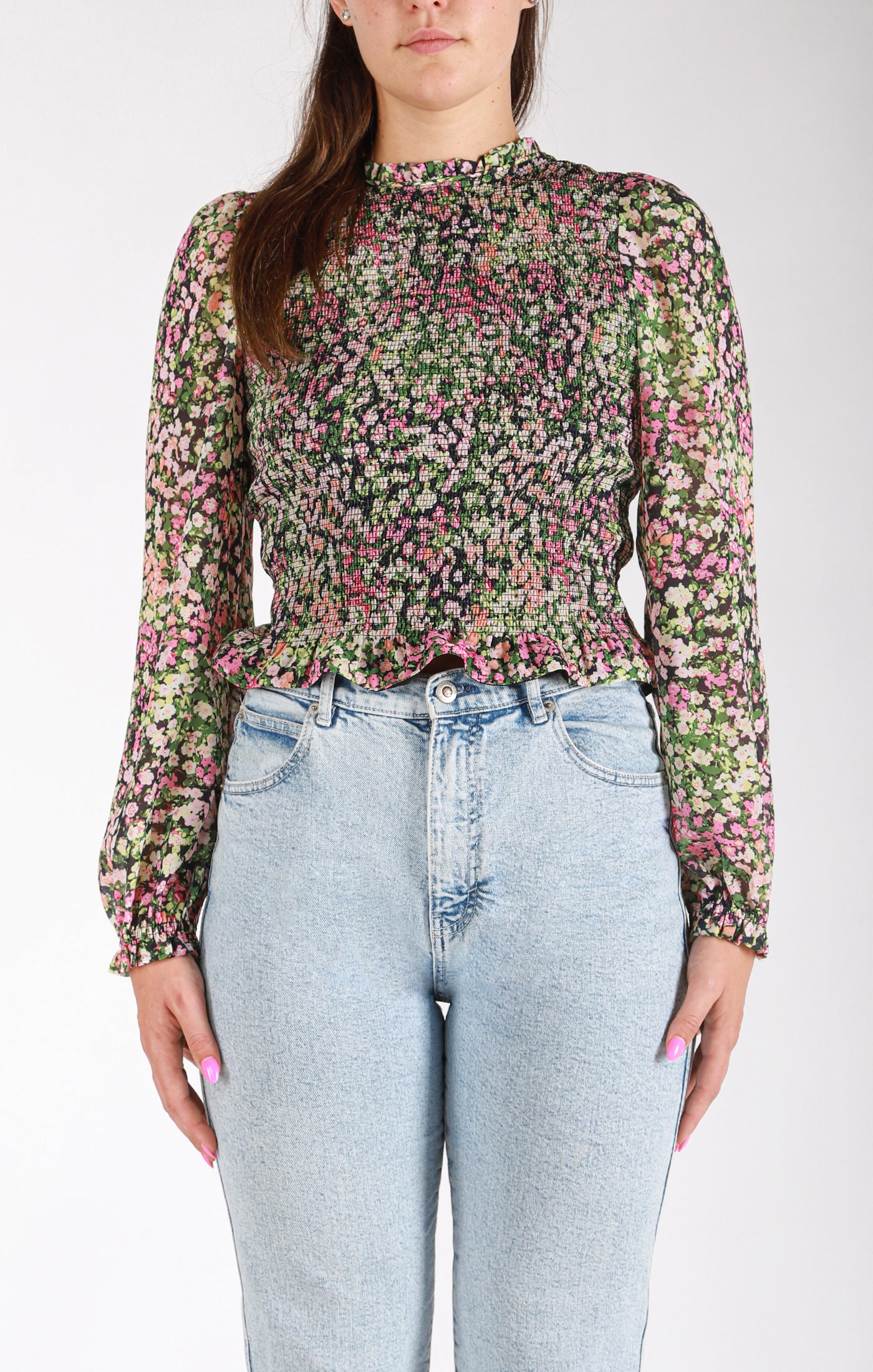 Dreaming in Floral Blouse