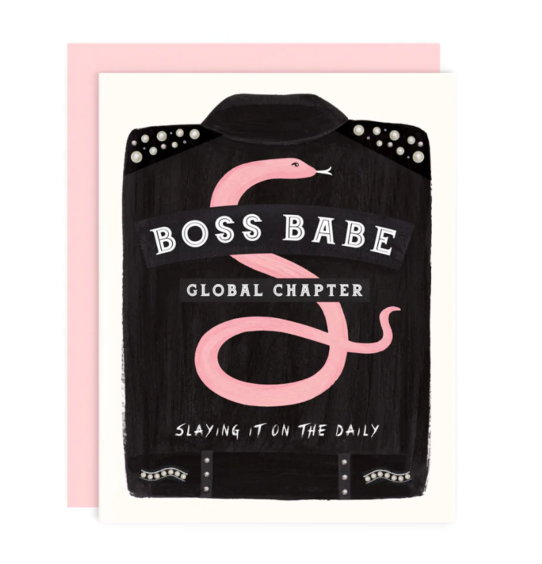 Boss Babe Greeting Card