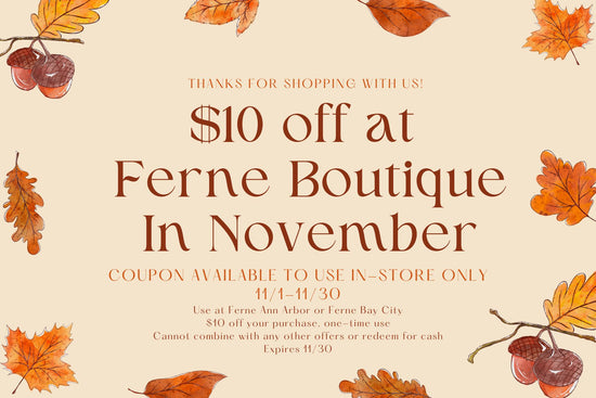 Trick-or-Treat with us at Ferne for Halloween!