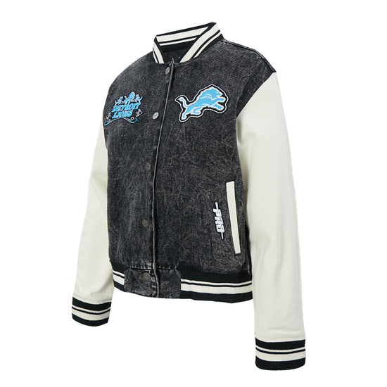 Detroit Lions Rebel Athletics Washed Jacket