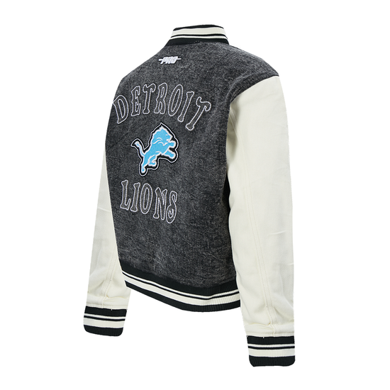 Detroit Lions Rebel Athletics Washed Jacket