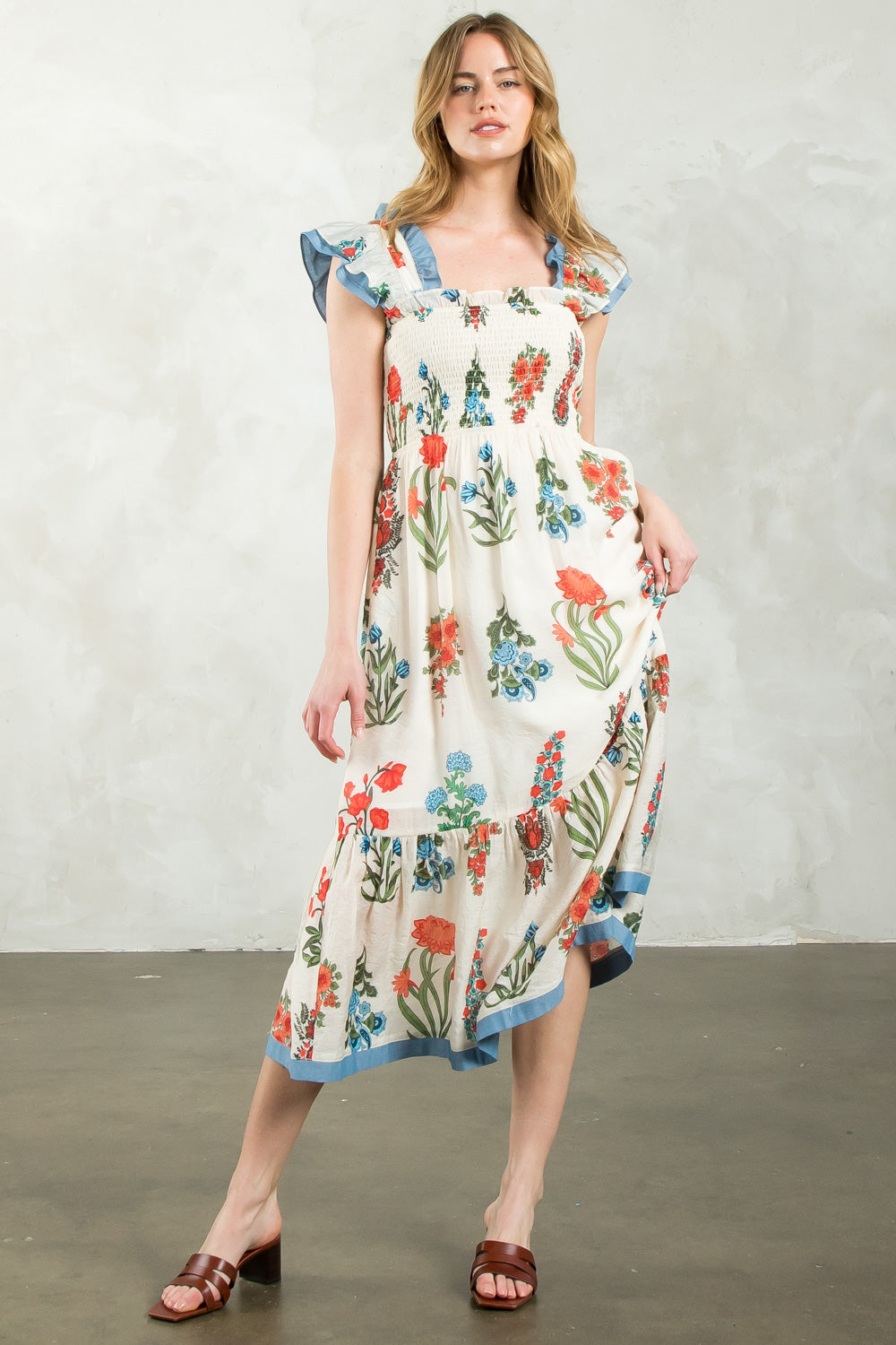 Luann Floral Dress