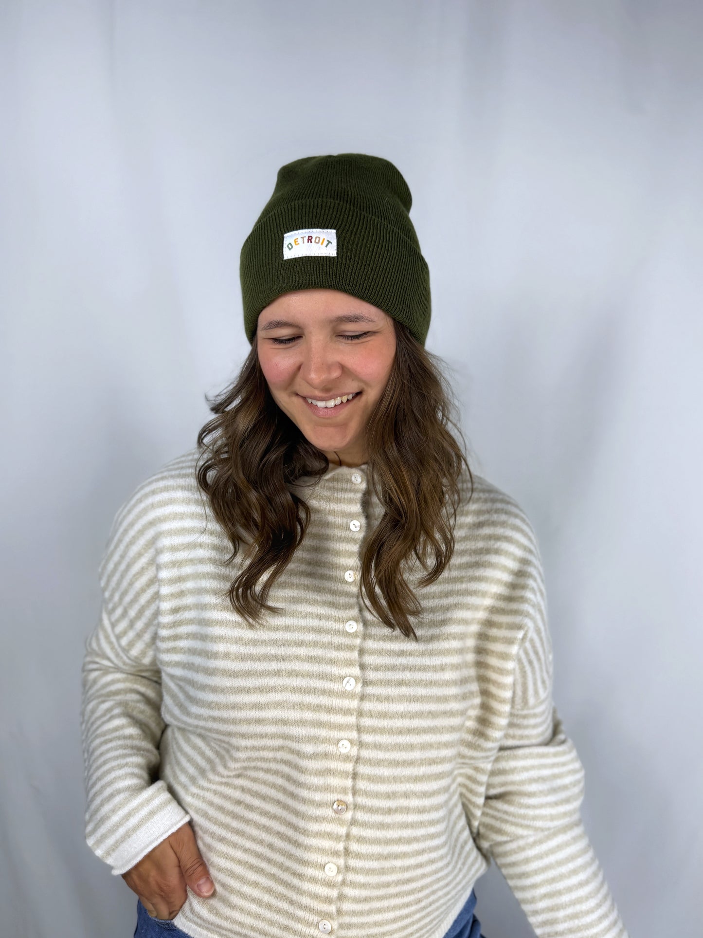 Detroit Patch Beanie