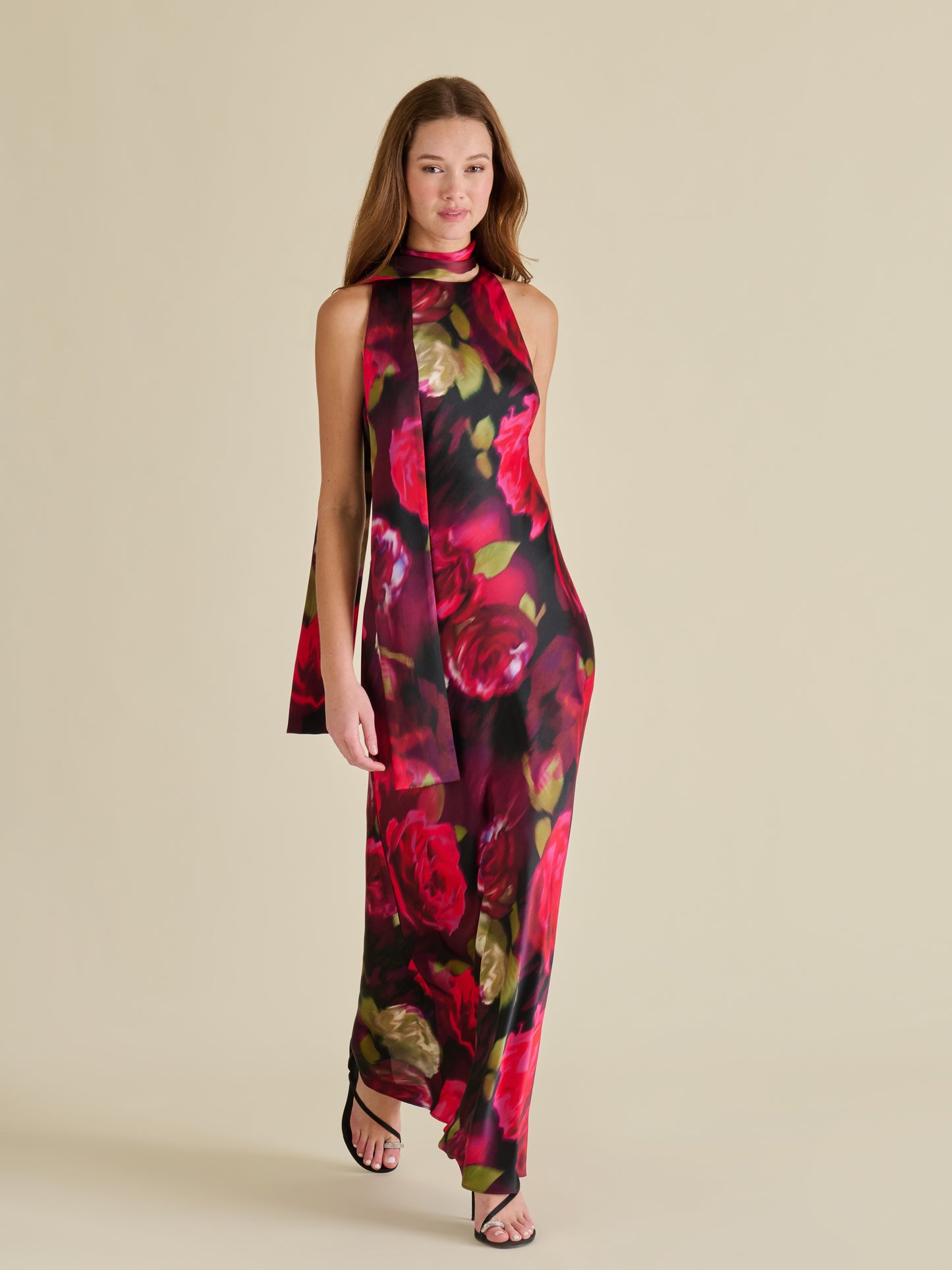 Jaiden Dress in Deco Rose