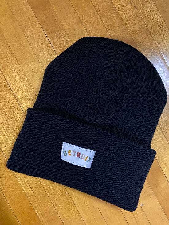 Detroit Patch Beanie