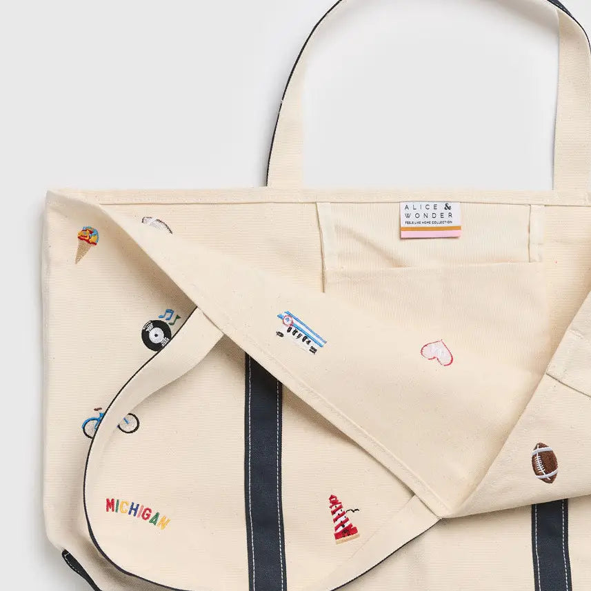 Michigan Icons Tote