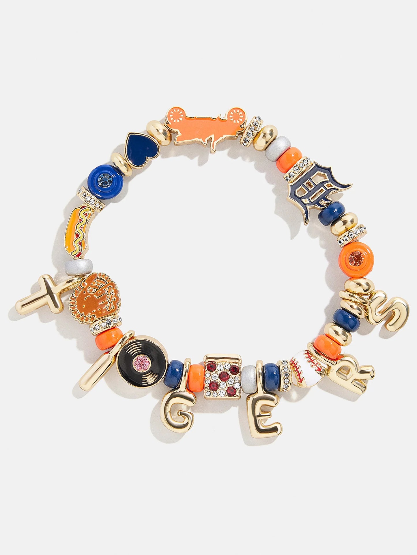Detroit Tigers Motif Bracelet