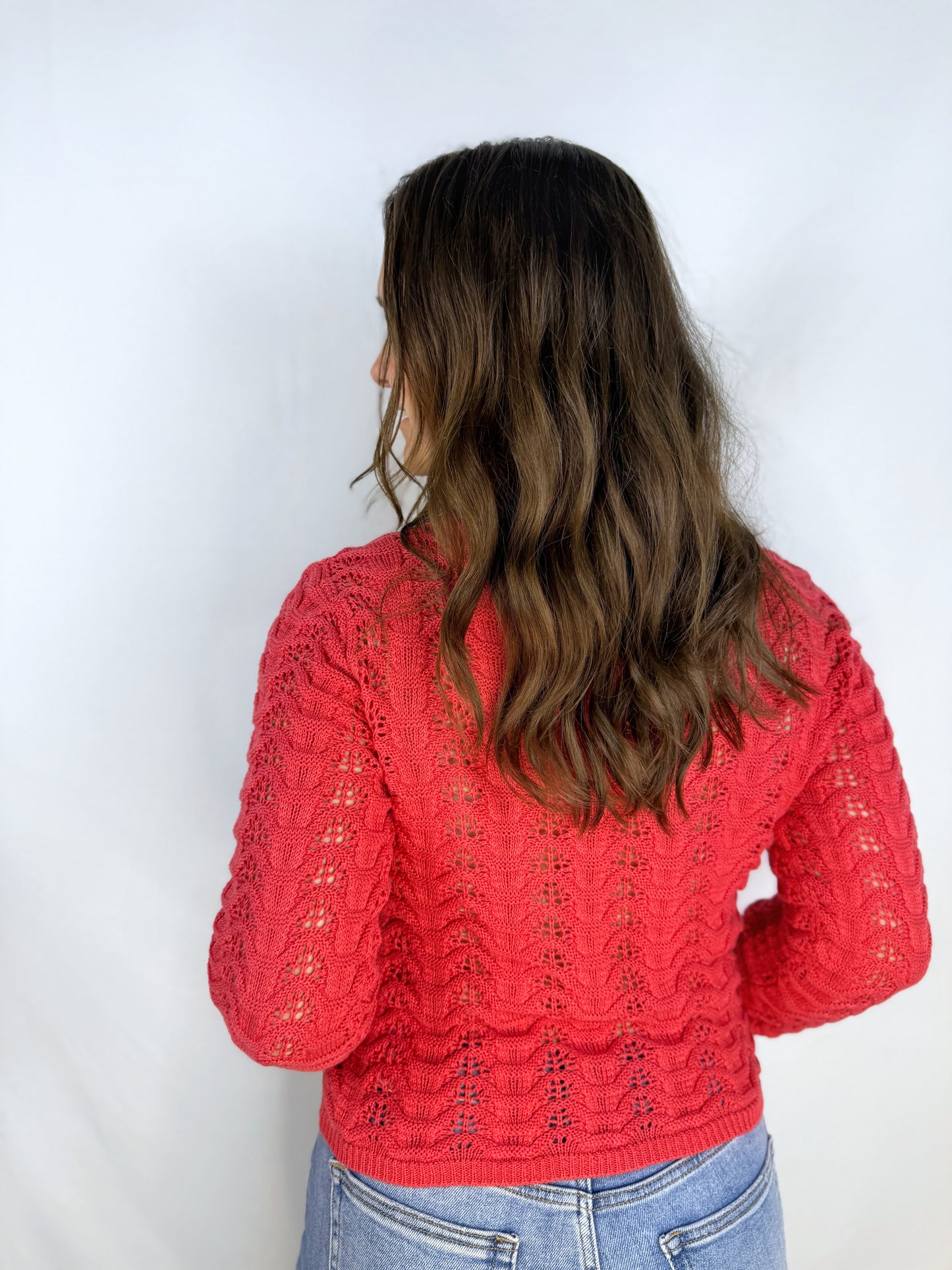 Solstice Open Knit Sweater