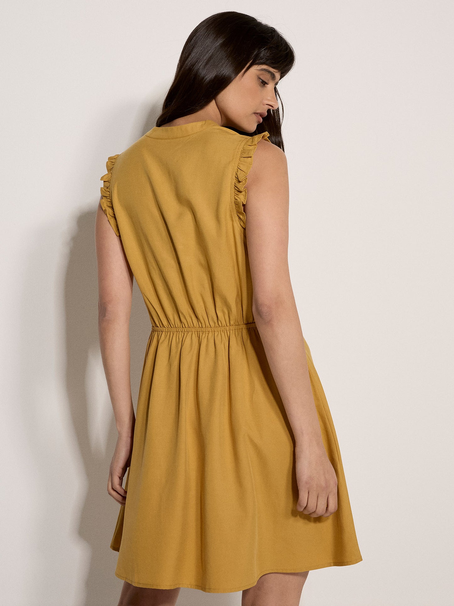 Kristen Ruffle Detail Dress