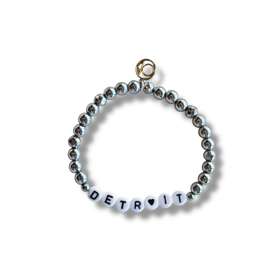 OB Detroit Silver Bracelet