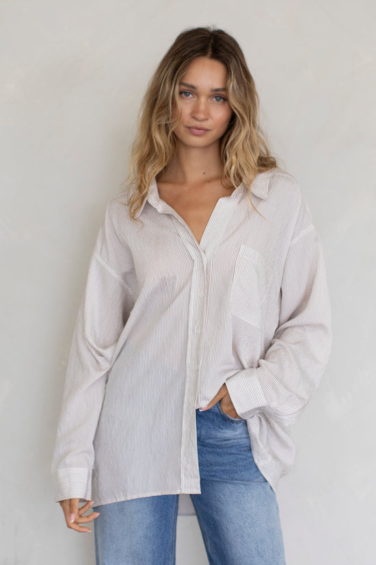 Loren Button Down Top