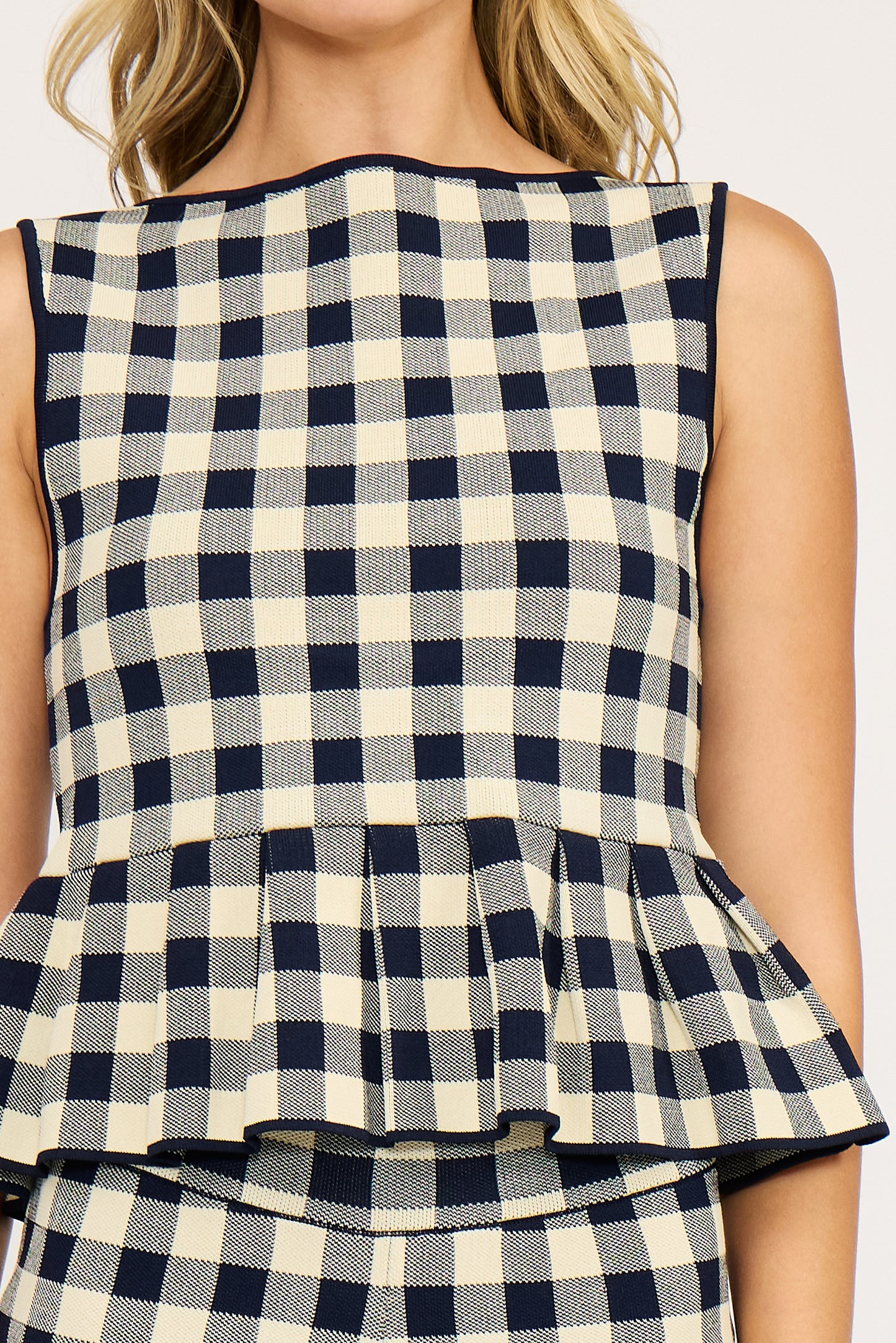 Clara Peplum Knit Top