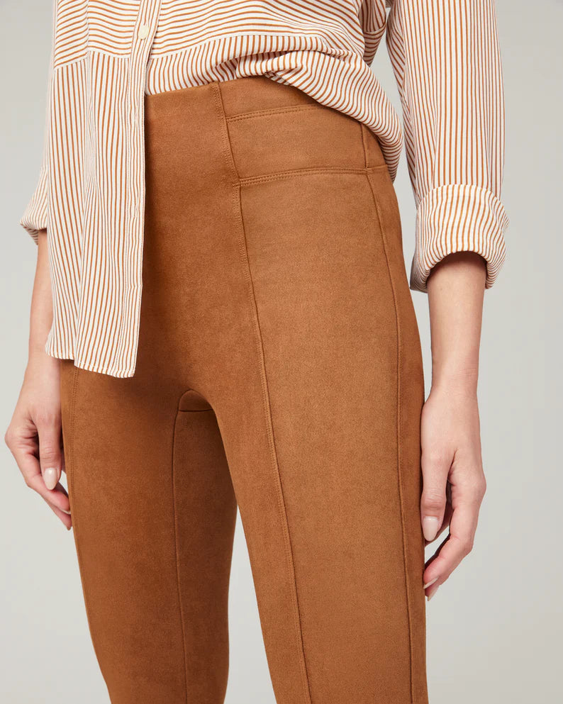 Spanx Just Restocked the Faux Suede Leggings That Sold Out Less Than a  Month After Their Debut