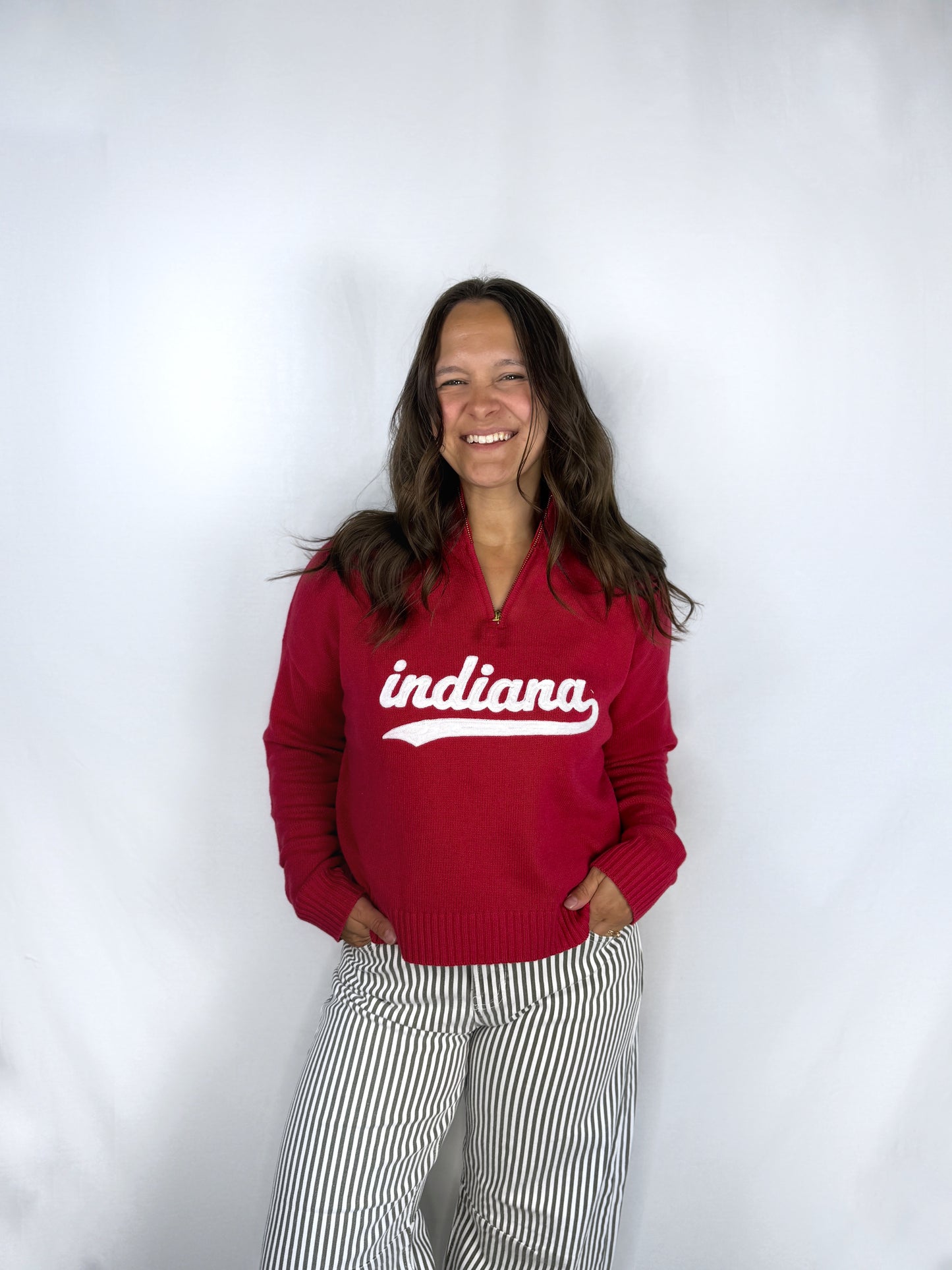 Indiana Red Quarter Zip