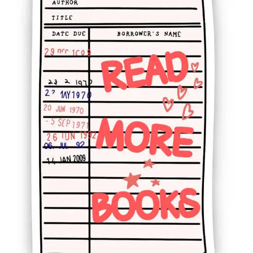 Read More Books Sticker