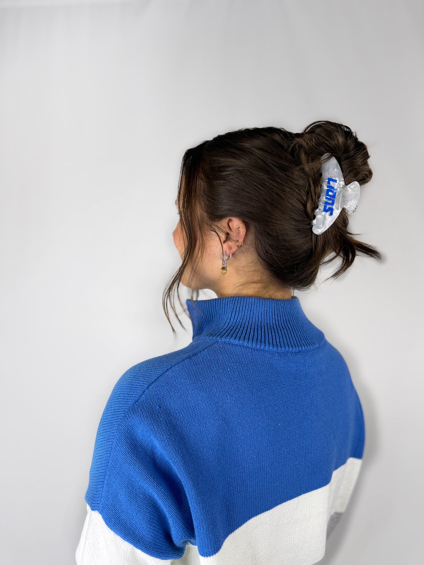 Detroit Lions Charm Hair Claw Clip