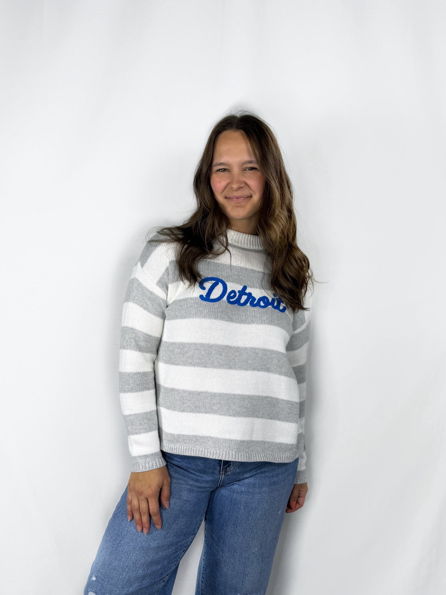 Detroit Striped Sweater