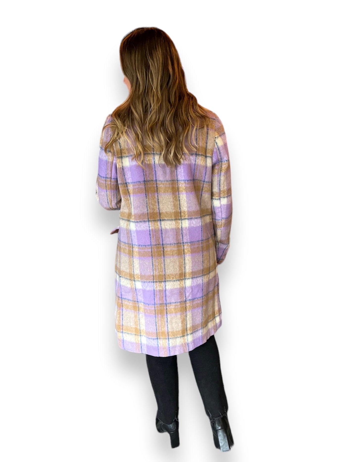 Load image into Gallery viewer, Elle Plaid Coat
