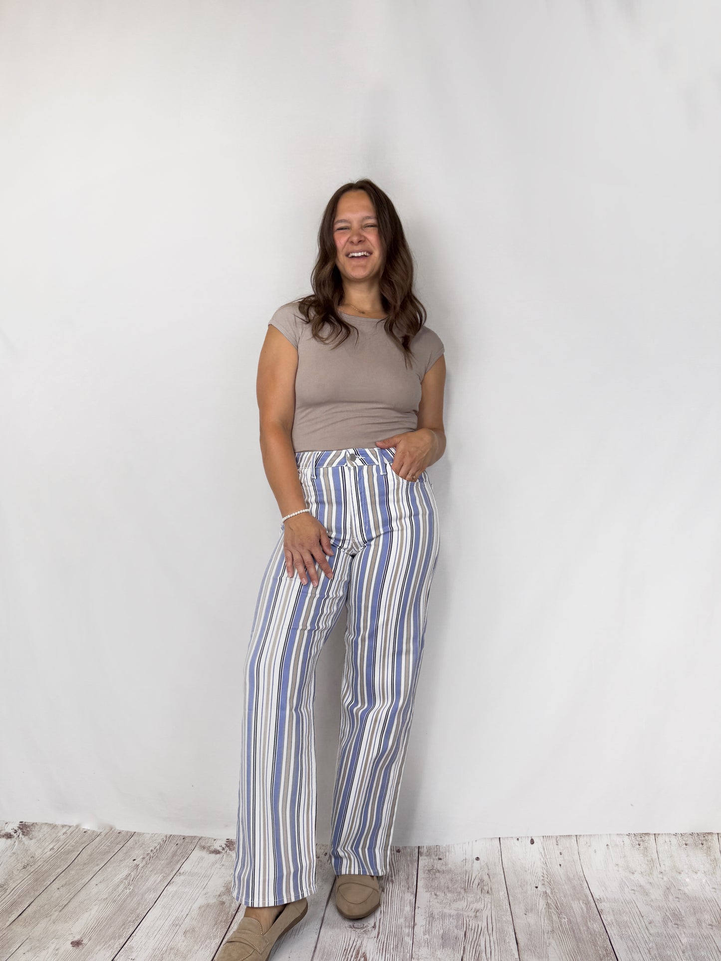 Malia Vintage Stripe Jeans