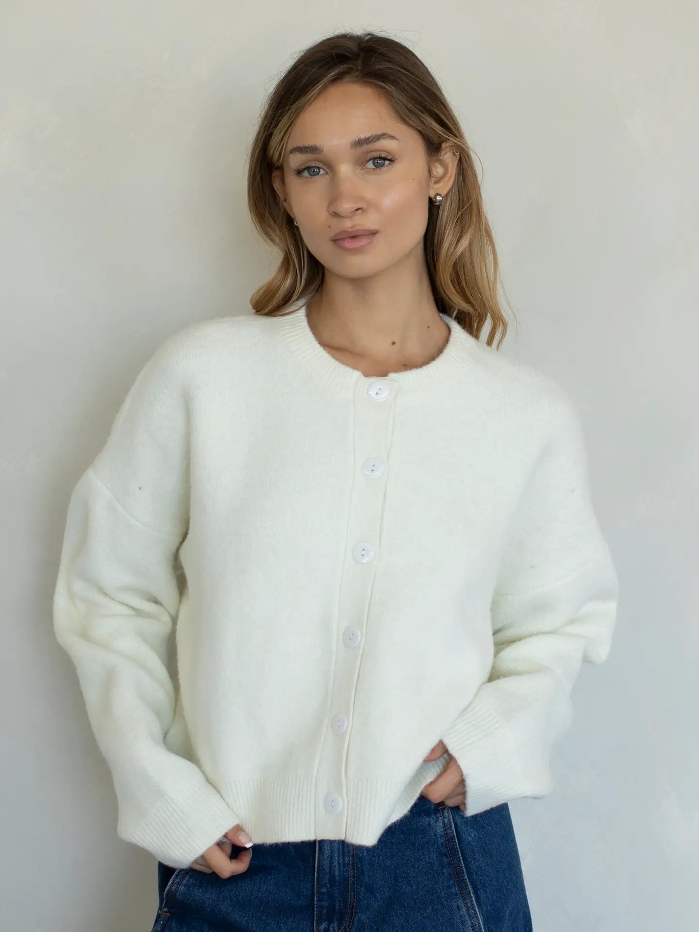 Alyssa Cardigan Ivory