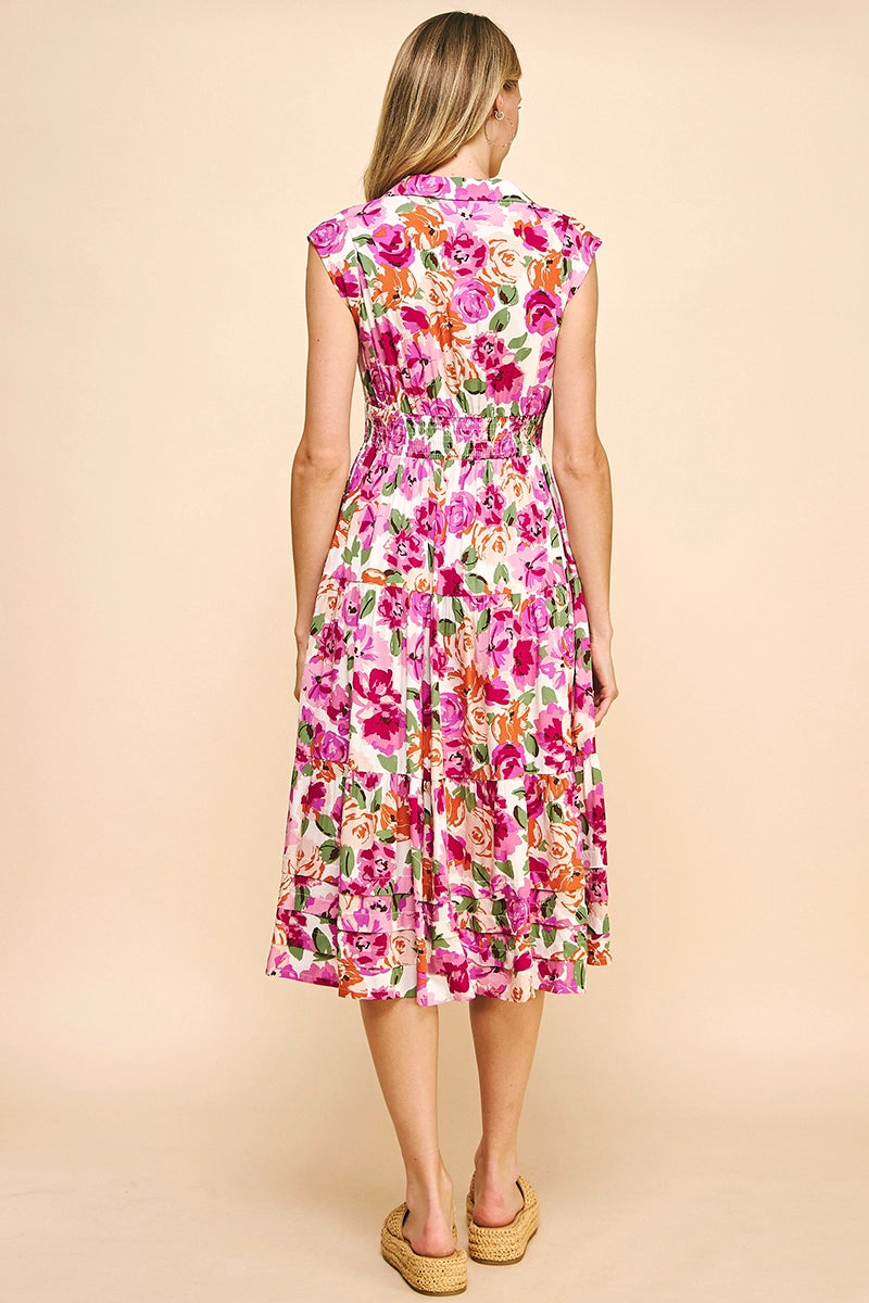 Botanical Beauty Midi Dress