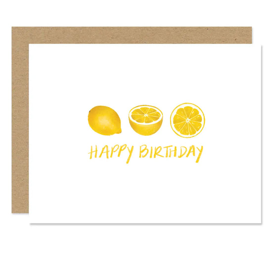 Lemons Happy Birthday Card