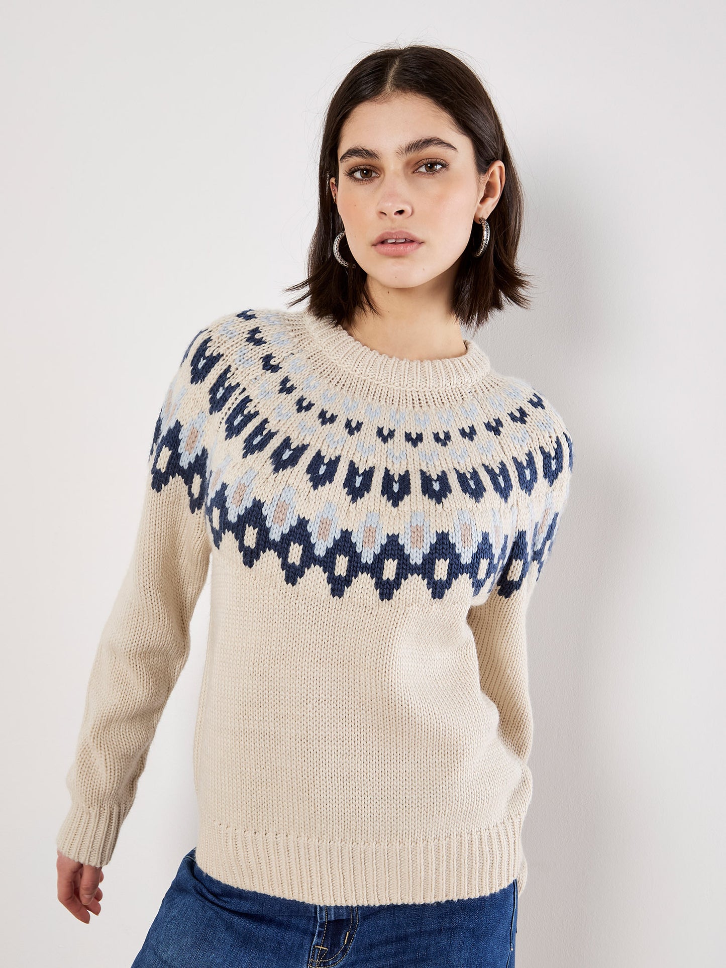Easy Isle Sweater Stone