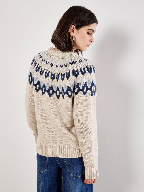 Easy Isle Sweater Stone