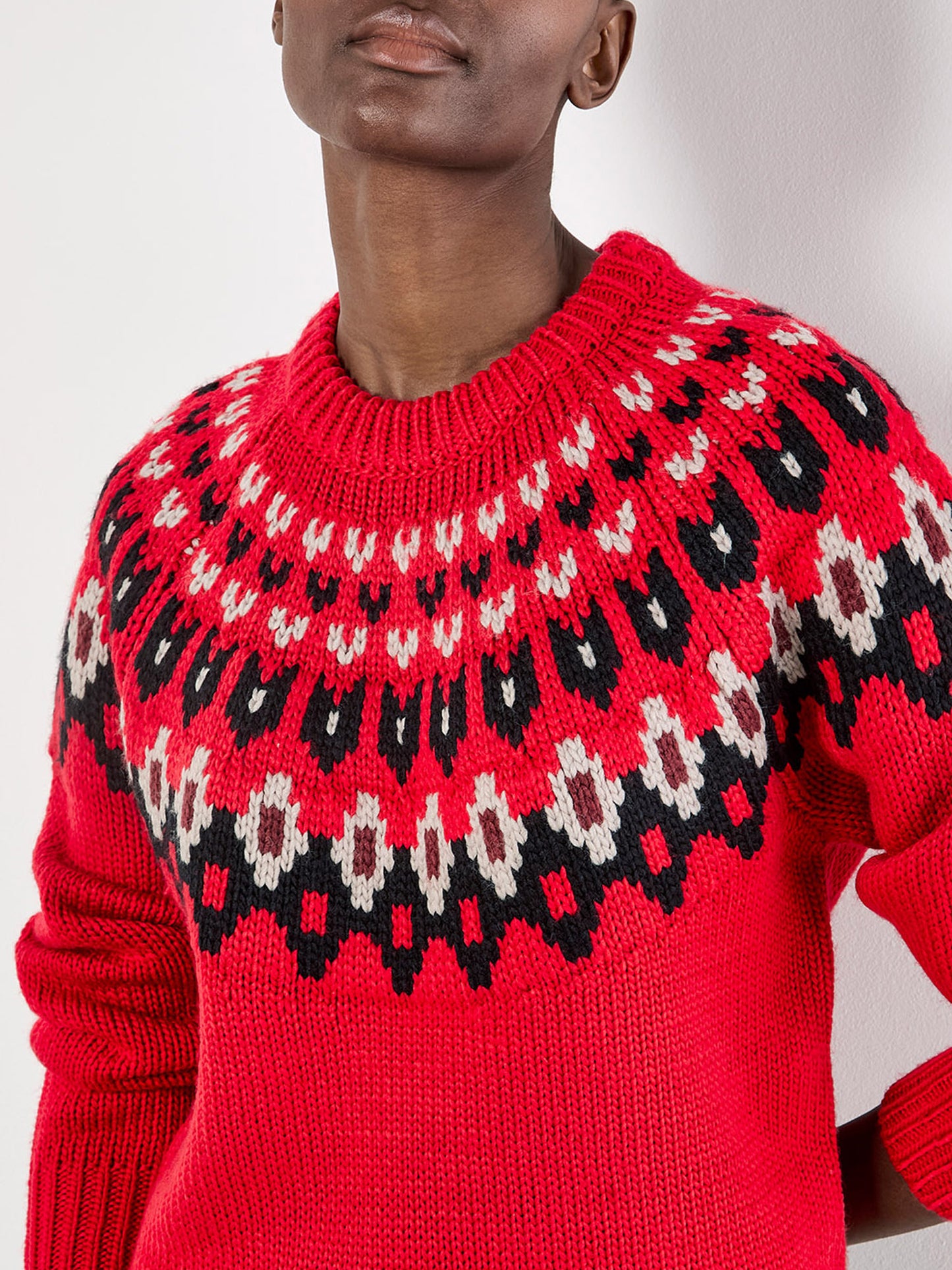 Easy Isle Sweater Red