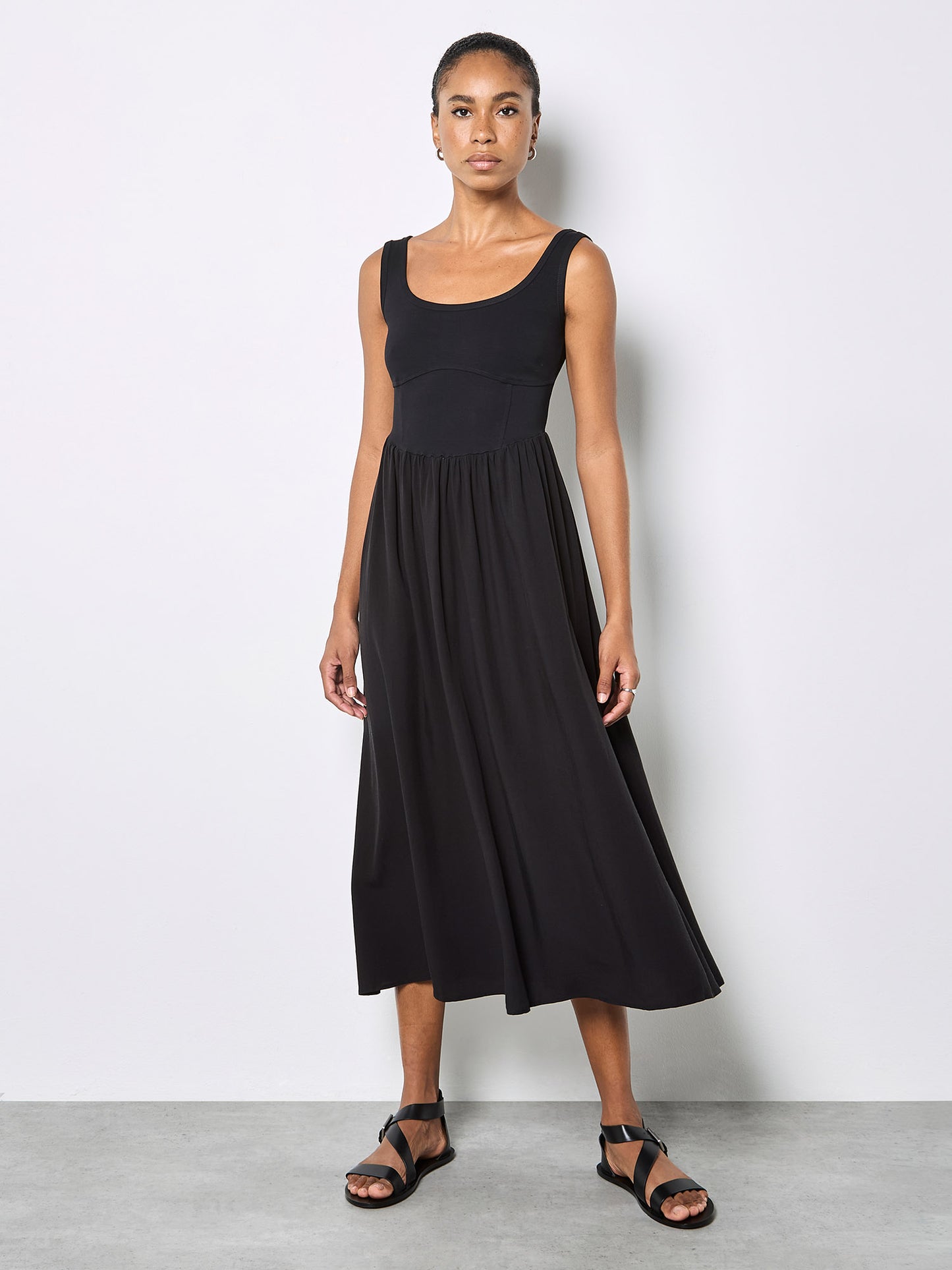 Clara Corset Midi Dress