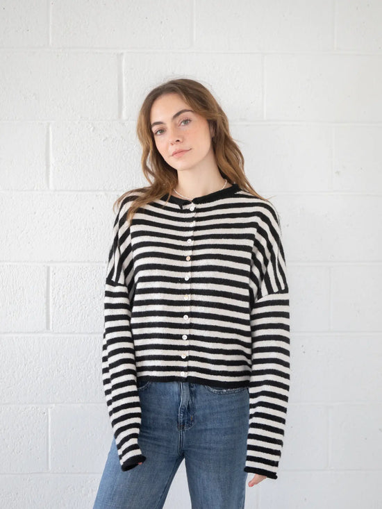 Piper Striped Cardigan