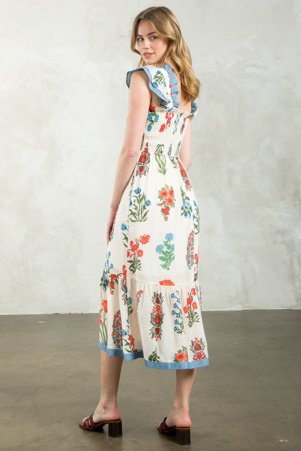 Luann Floral Dress