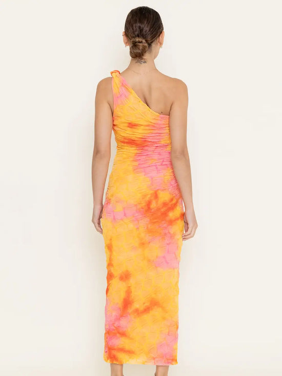 Sunset One Shoulder Maxi Dress