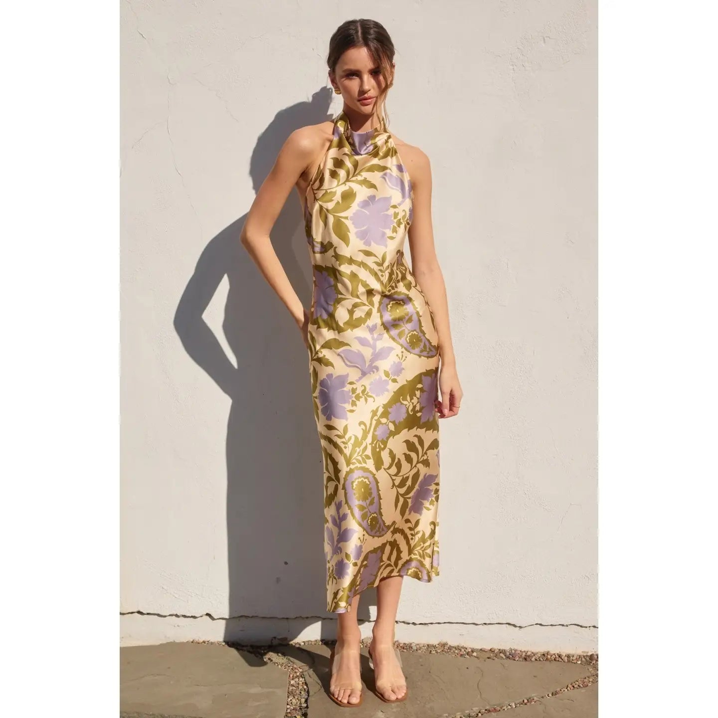 Hopeless Romantic Halter Maxi Dress