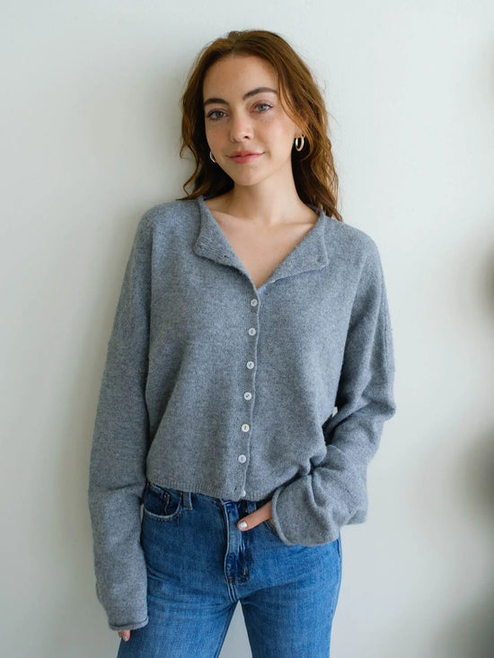 Piper Cardigan Heather Gray