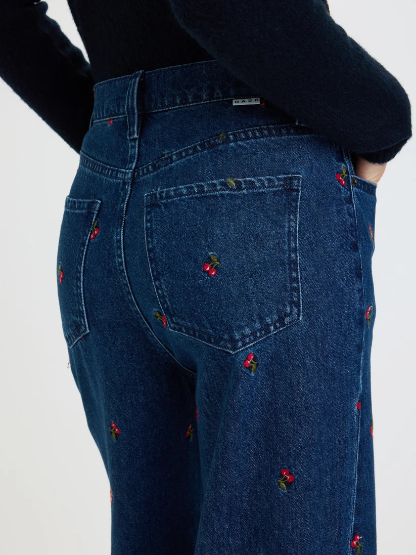 Far Out High Rise Jeans in Cherry Avenue