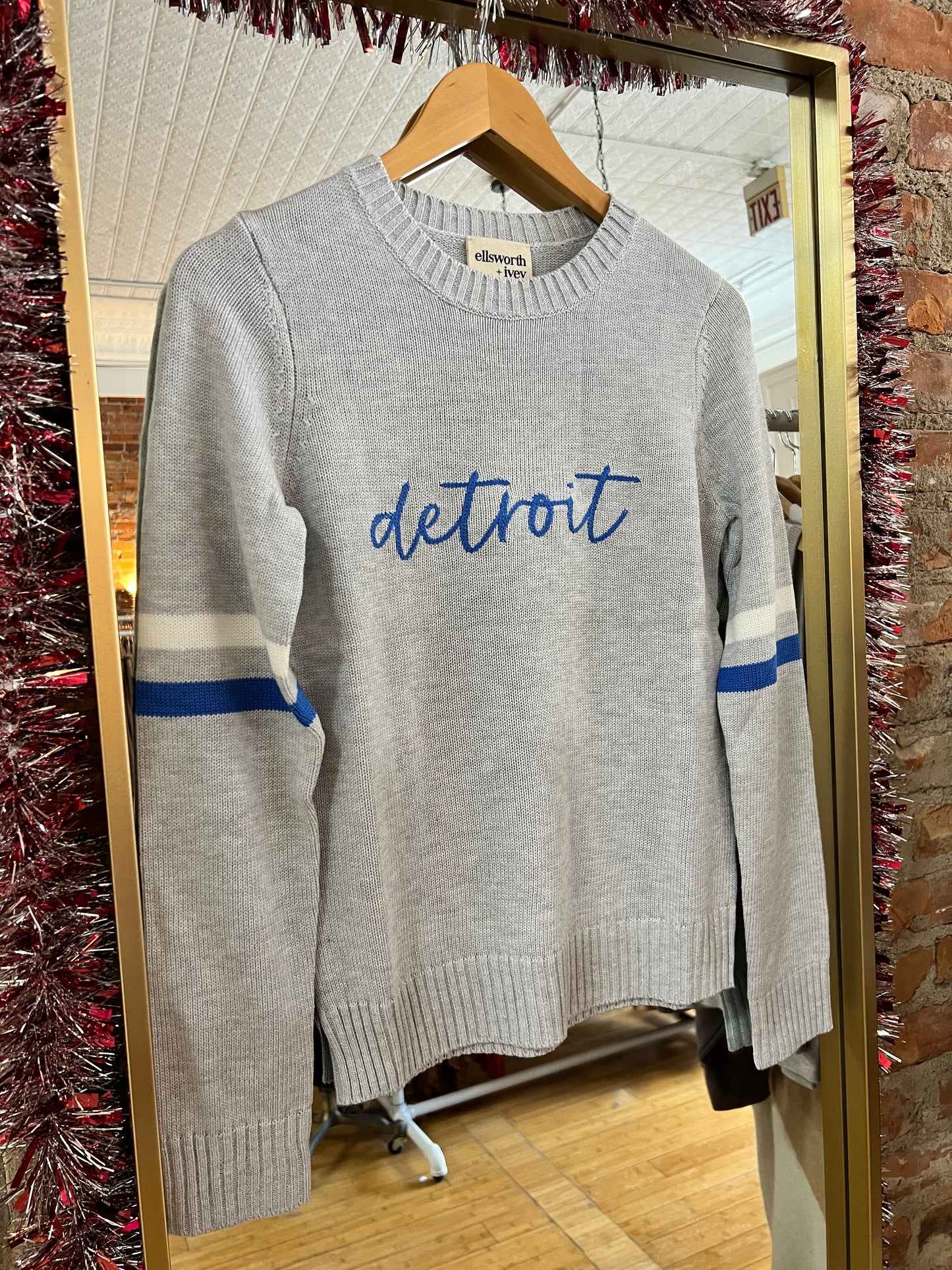 Detroit Cursive Sweater