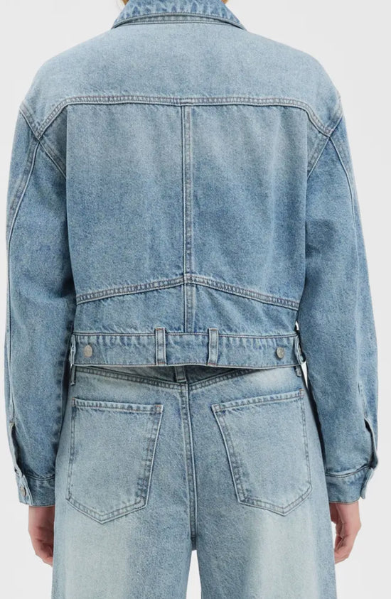 Bestie Cropped Denim Jacket