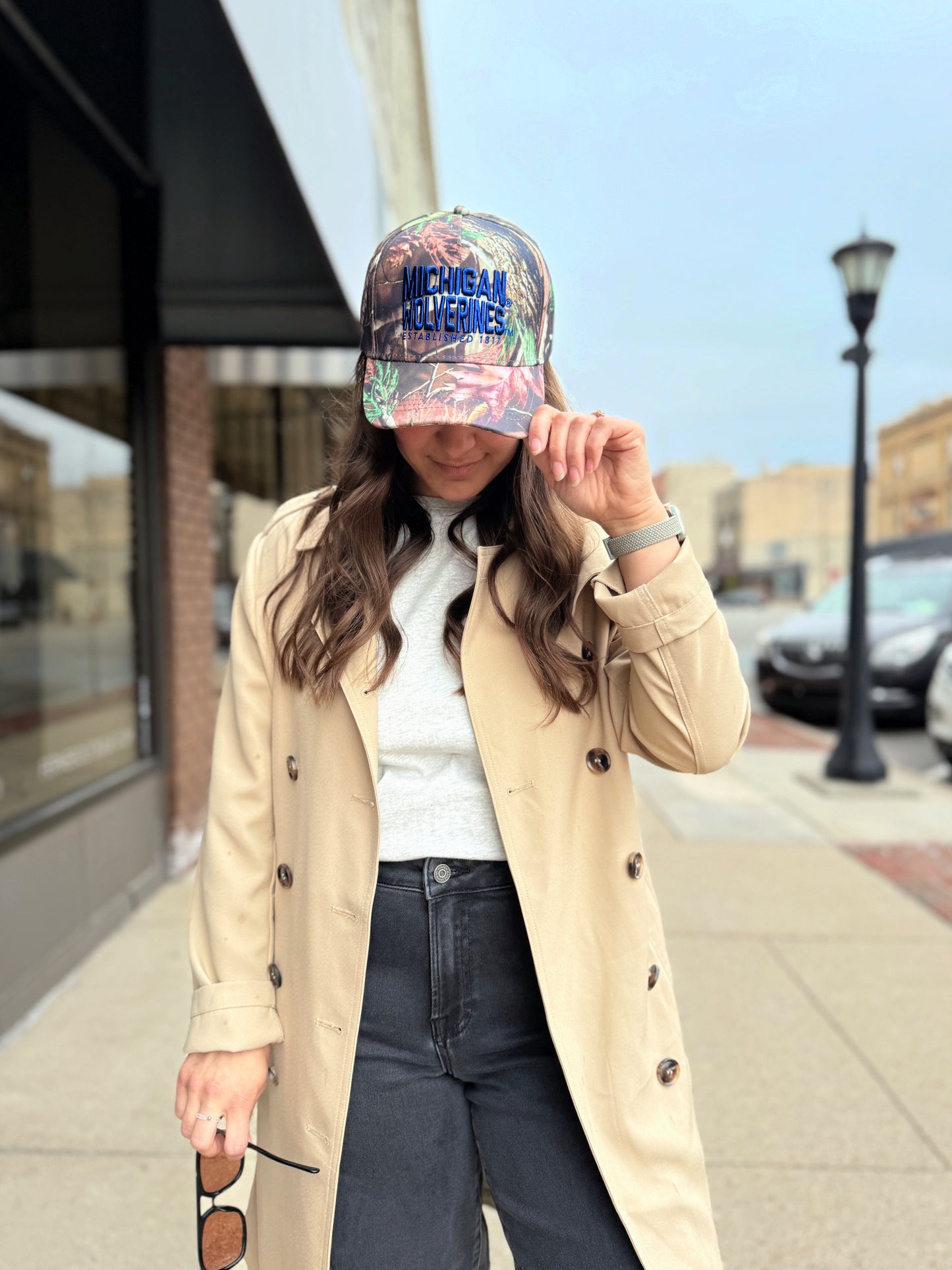 Michigan Camo Trucker Hat
