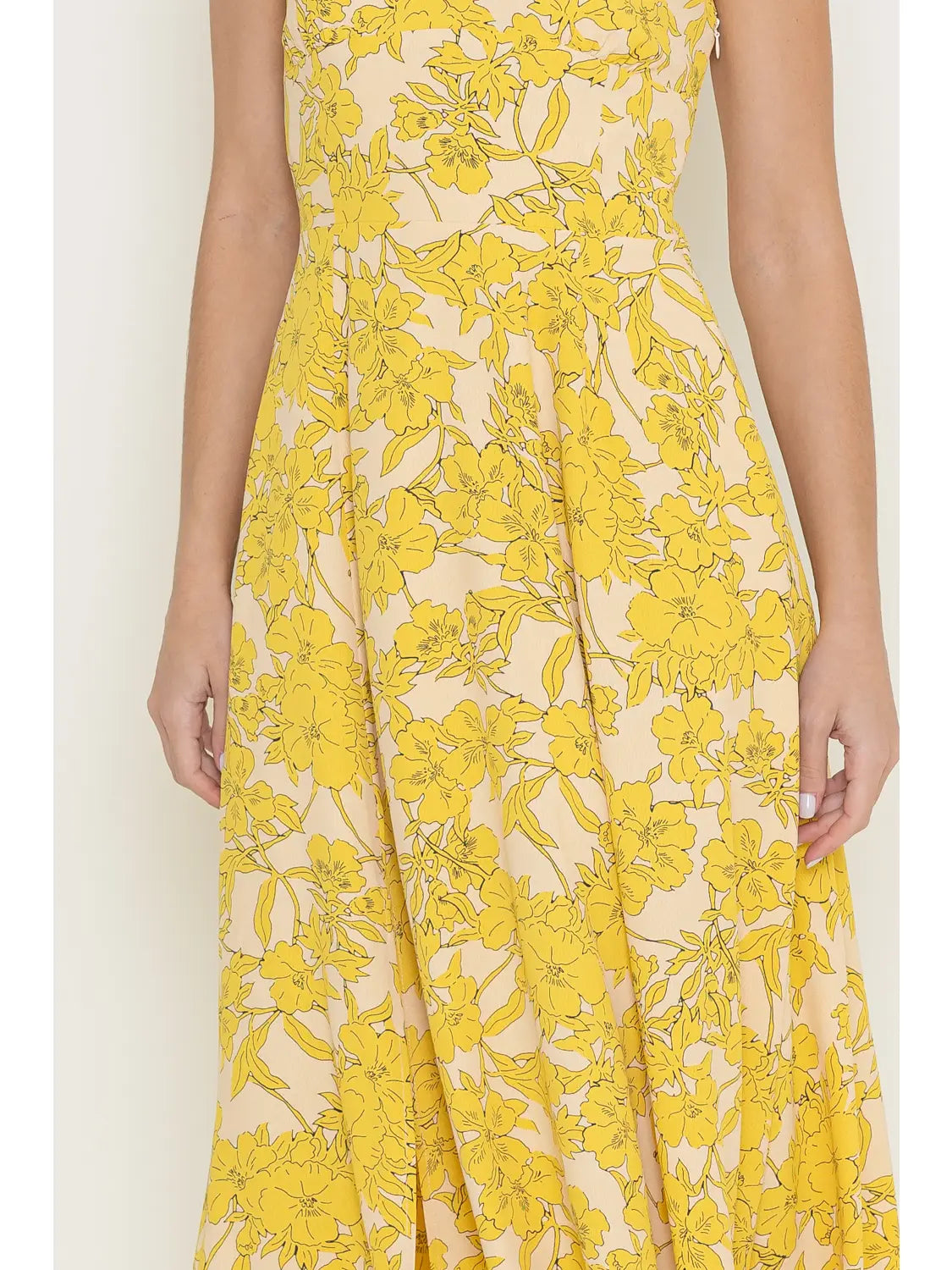 Summer Resort Ruffle Strapless Dress
