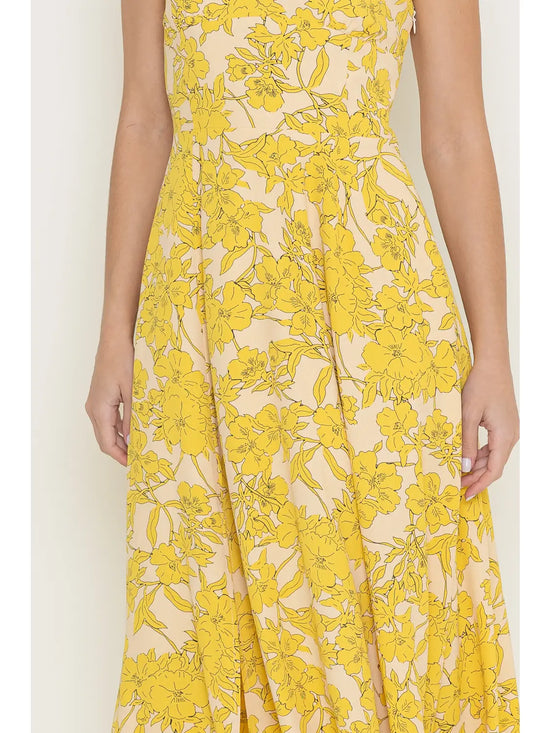 Summer Resort Ruffle Strapless Dress
