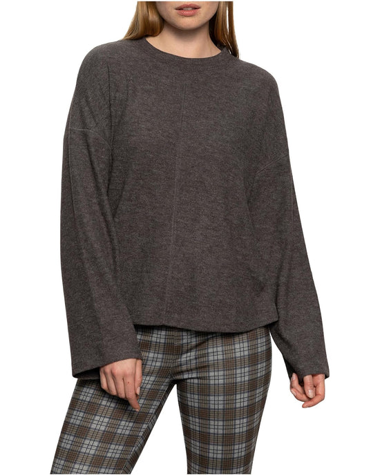 Into the Woods Cozy Top Heather Ink