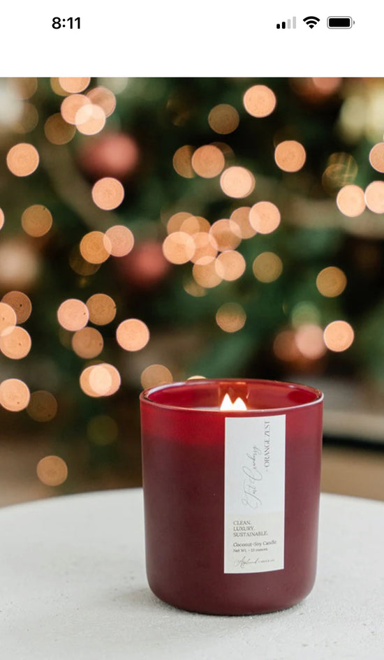 Load image into Gallery viewer, Tart Cranberry &amp;amp; Orange Zest Candle
