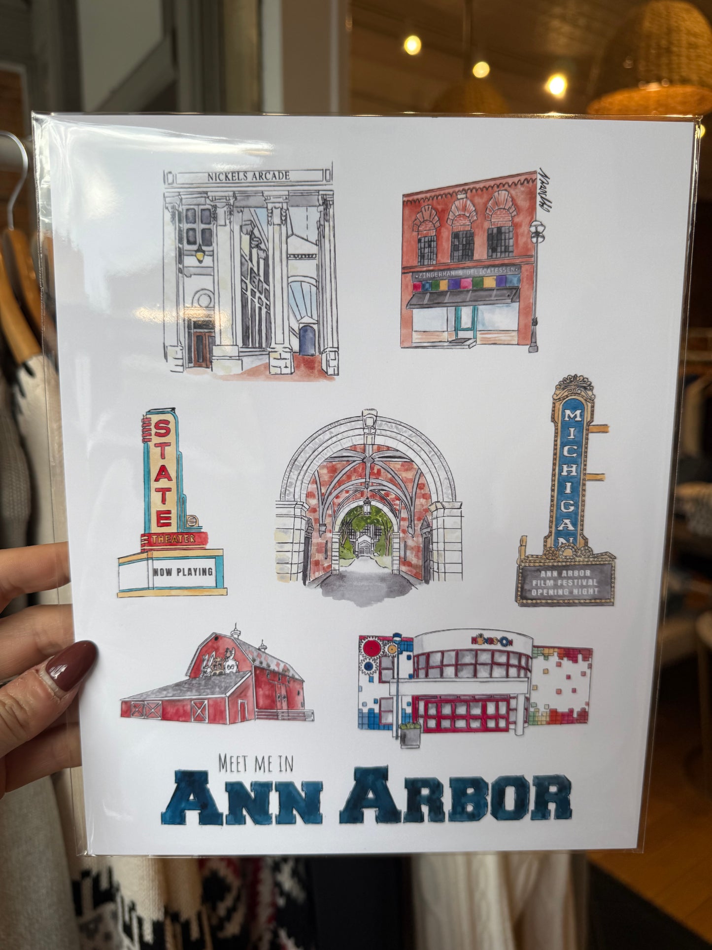 Meet Me In Ann Arbor Print