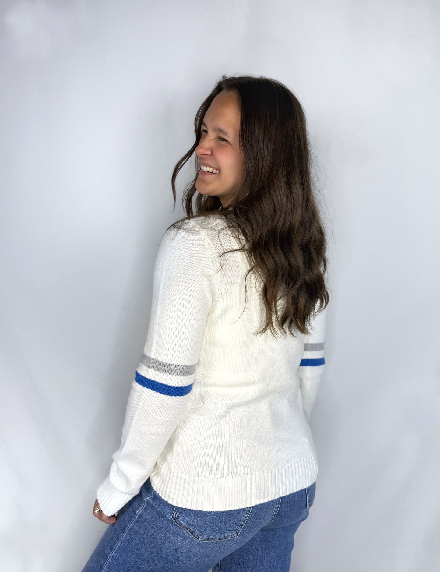 Detroit Cursive Crewneck Sweater