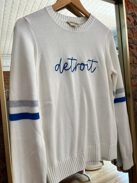 Detroit Cursive Crewneck Sweater