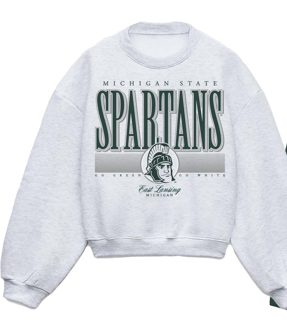 MSU Graphic Crewneck Grey