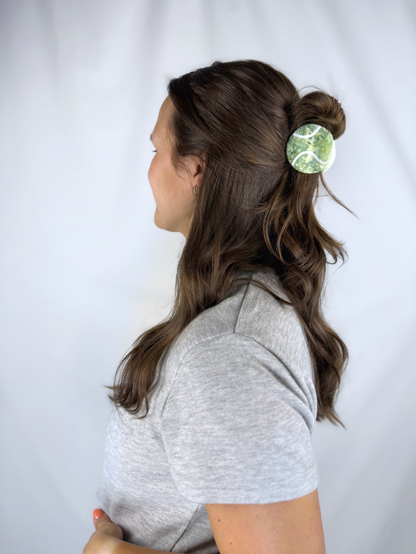 Tennis Ball Claw Clip