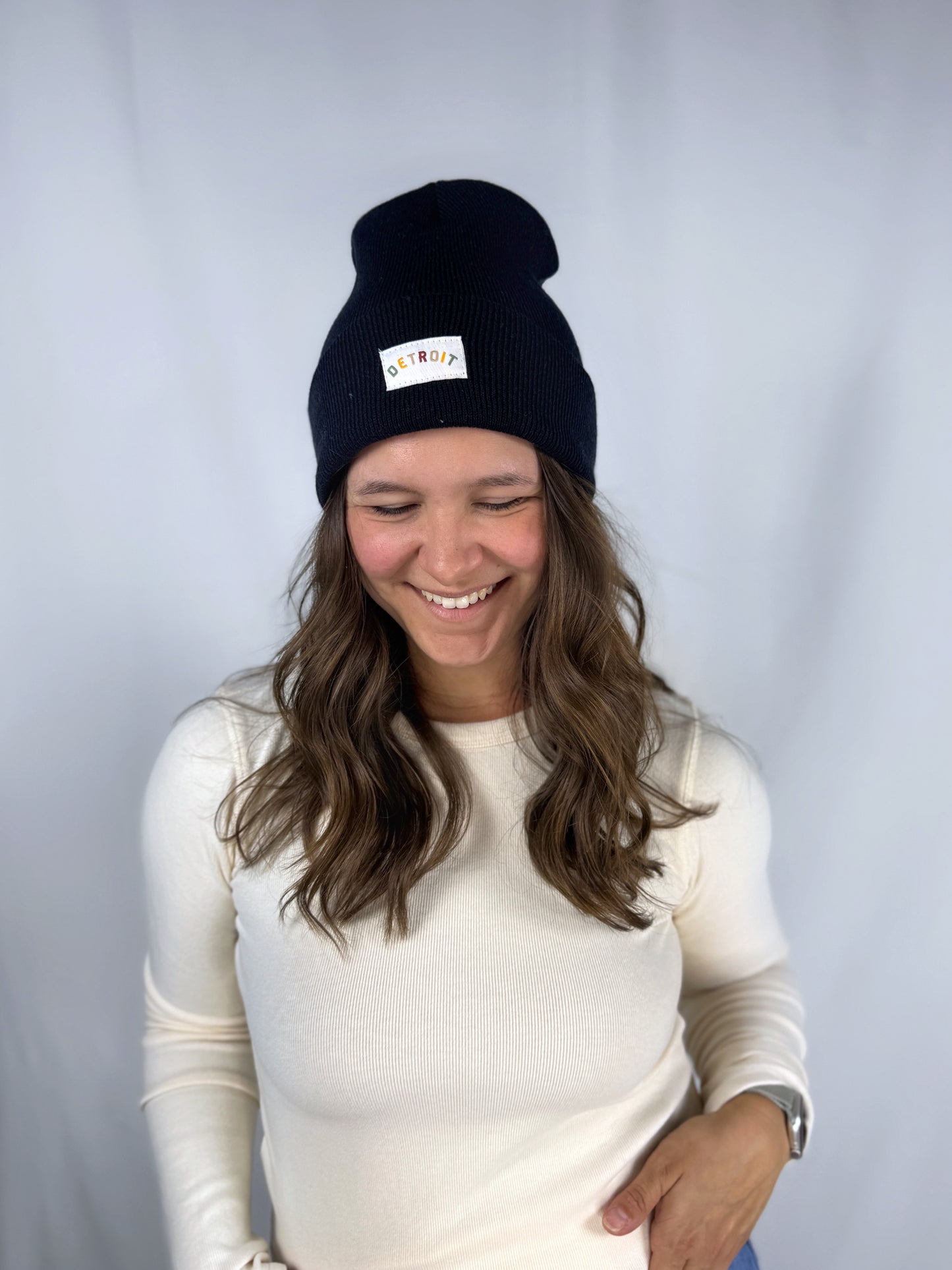 Detroit Patch Beanie